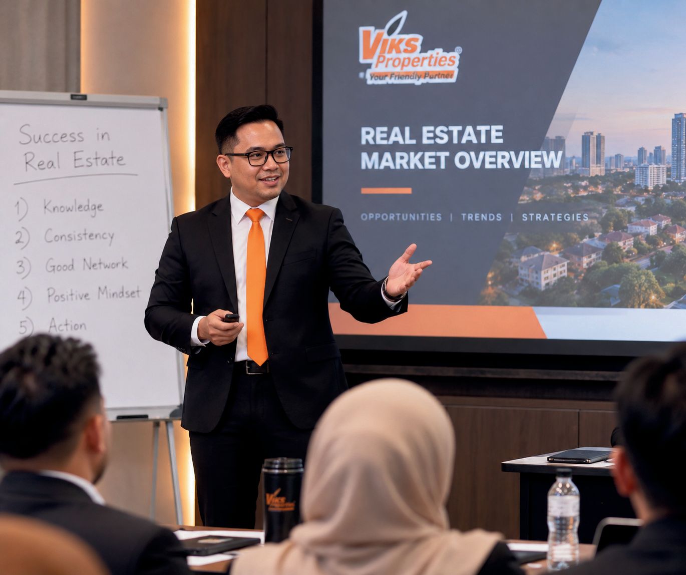 Real estate market overview training session for VIKS negotiators