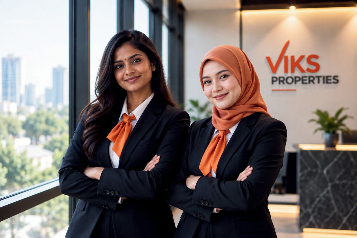 VIKS Properties consultants at the VIKS office